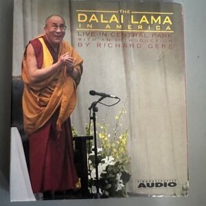 Dalai Lama In America Live In Central Park Audio CD Richard Gere Intro